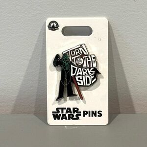 Disney Parks Pin Star Wars Darth Vader Turn To The Dark Side